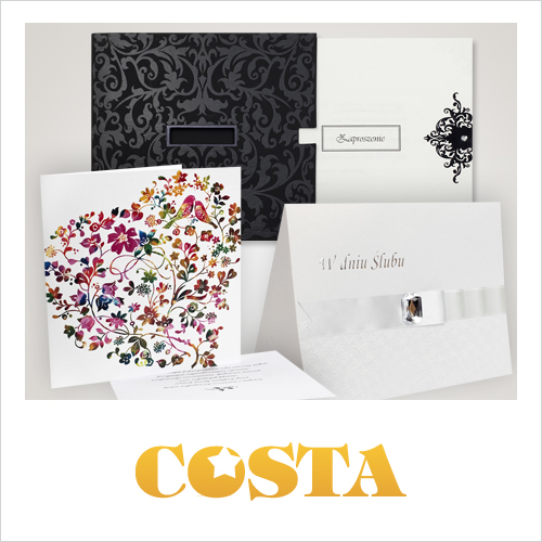 Costa – zaproszenia ślubne