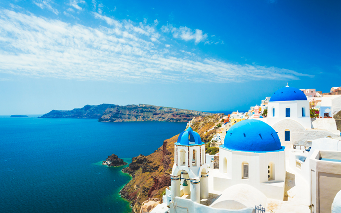 Podróż poślubna do Grecji boskie Santorini