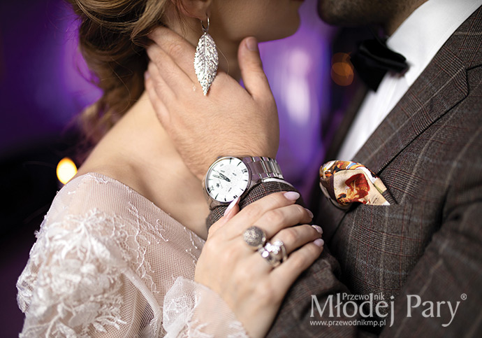 Biżuteria i zegarek na ślub