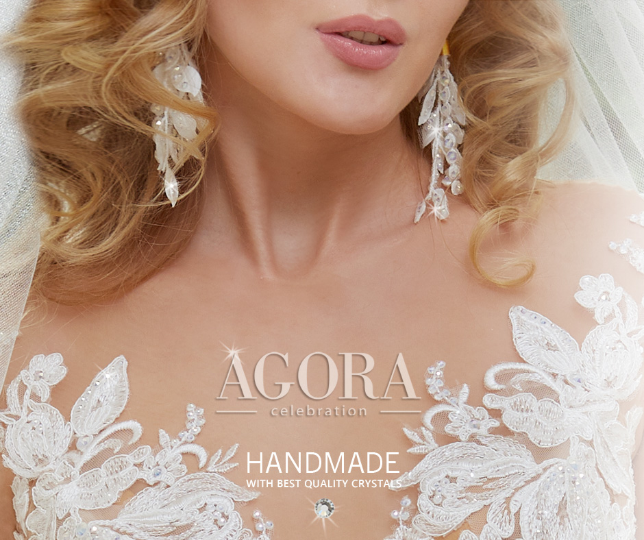 Handmade detale sukni ślubnej Agora