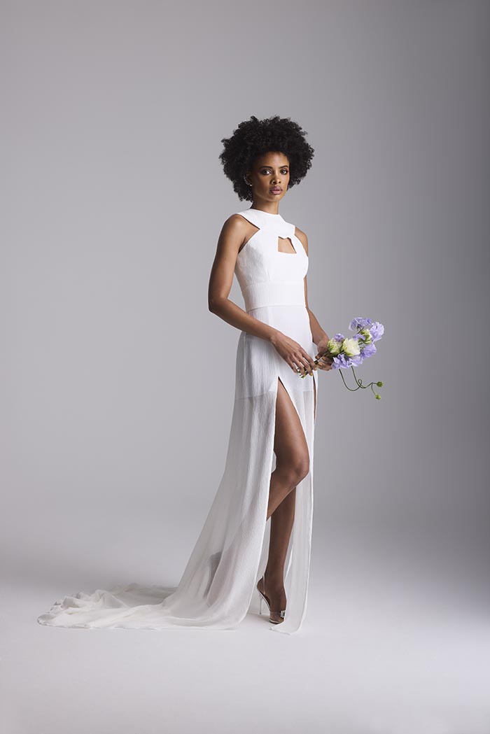 Sukienka ślubna 2023 w stylu minimalistycznym Scorcesa