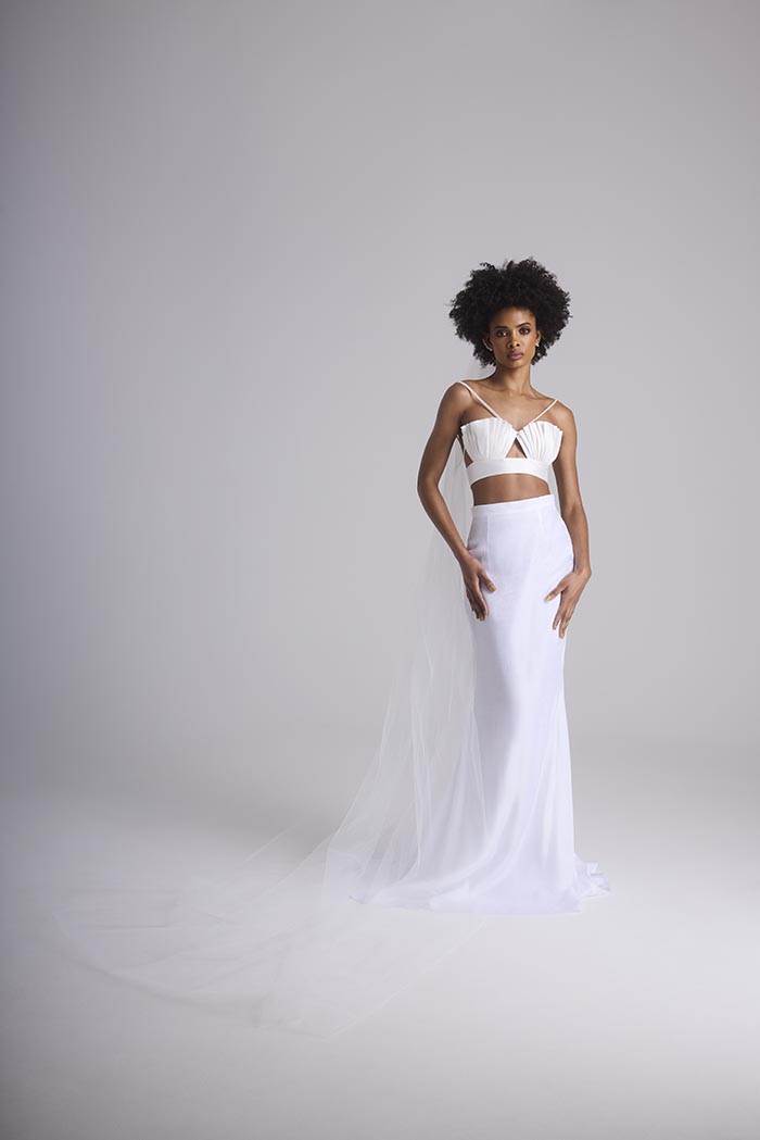 Sukienka ślubna 2023 w stylu minimalistycznym Scorcesa Pearl