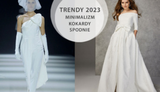 Suknie Å›lubne 2023 – minimalistyczne trendy